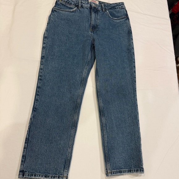 Wrangler High Rise Rodeo Straight Crop Jeans | Vintage Wash | Size 8/29 Cropped - Picture 10 of 13